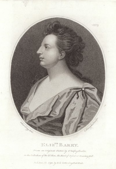 Elizabeth Barry by Godfrey Kneller